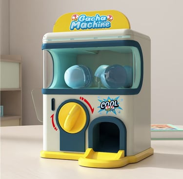 Mainan Mini Gashapon warna biru