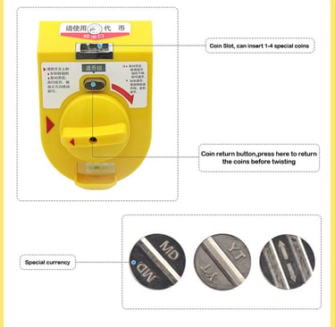 sparepart mesin gashapon, coin inserter