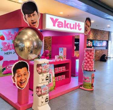 Gacha Yakult Come Pink di CGV Grand Indonesia untuk aktivasi brand interaktif