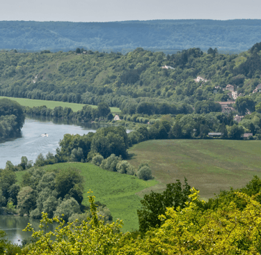 de la nature et un fleuve