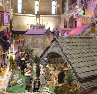 La crèche du Village Aveyronnais à VILLEFRANCHE DE ROUERGUE