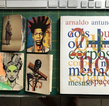Livro de artista: estudos visuais.