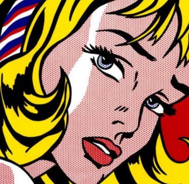 Roy Lichtenstein criava obras que até hoje são bastante familiares por conta de sua popularidade.