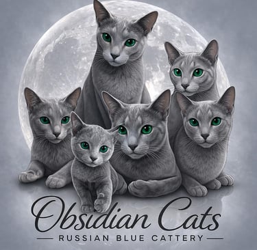 chatterie Obsidian cats Logo