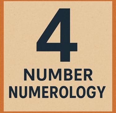 4 numerology
