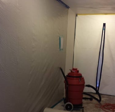 Mold Containment and HEPA Vacuum