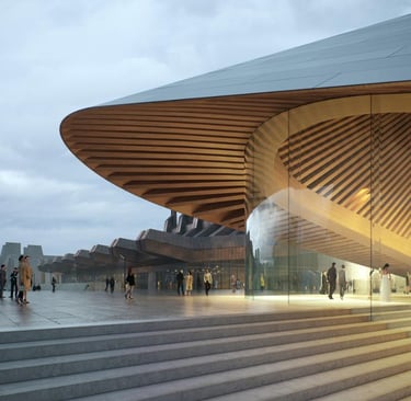 The Opera & Ballet Theatre of Kosovo will house four performance halls and a new public plaza in the