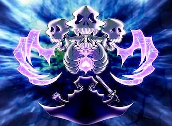 an illustrated Wither from Minecraft