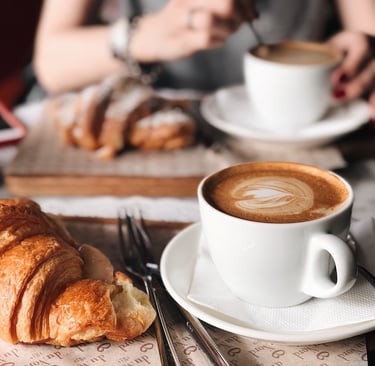 a cup of coffee and a cup of coffee