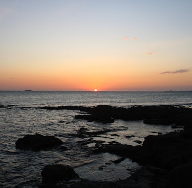 Cosa vedere a Santa Catalina - tramonto in spiaggia