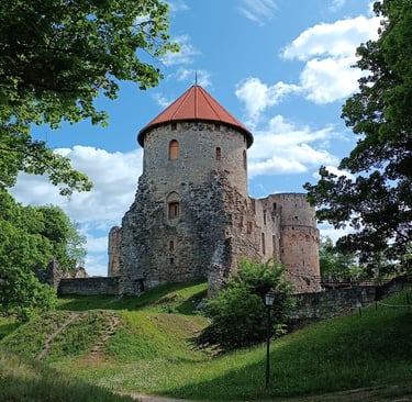 Castello di Cesis in Lettonia