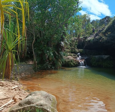 Piscine naturali all'interno dell'Isalo National Park