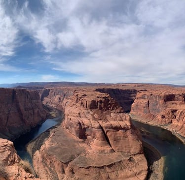 Horseshoe Bend, vista panoramica