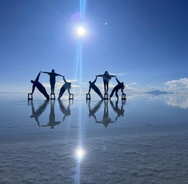 Salar de Uyuni e l'effetto specchio
