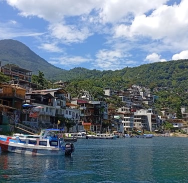 San Pedro La Laguna sul Lago Atitlan in Guatemala