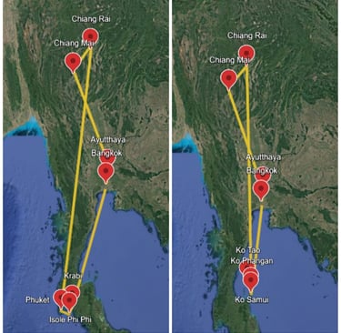 Itinerario di 2 settimane in Thailandia tra templi e mare