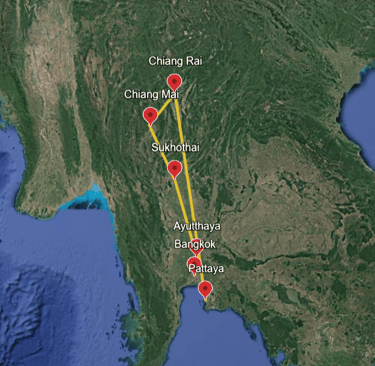Itinerario di 10 giorni in Thailandia del Nord