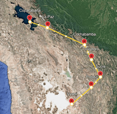 Itinerario di 3 settimane in Bolivia