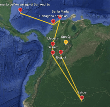 Itinerario di 3 settimane in Colombia