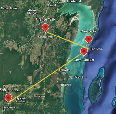 Itinerario di 10 giorni in Belize