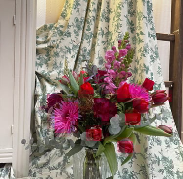 Bouquet de fleurs fraiche et de saisons 