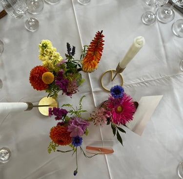 centre de table mariage aube 