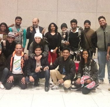 Our dedicated Kalakruti Production team, “Mumbai Aamchi” in Israel! 