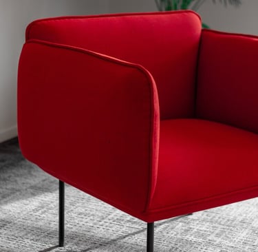 nettoyage fauteuil rouge en tissu Le Roux Auto Clean