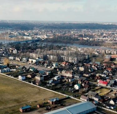 Panemunė iš aukštai