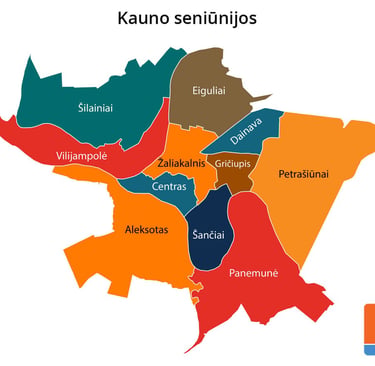 Kauno rajonai