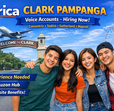 Alorica Clark Pampanga Angeles Subic Zambales WFH Work From Home