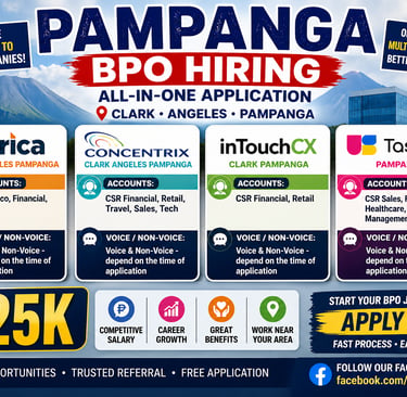 BPO Jobs Call Center Jobs Pampanga Alorica Hiring Concentrix Hiring BPO Assessment