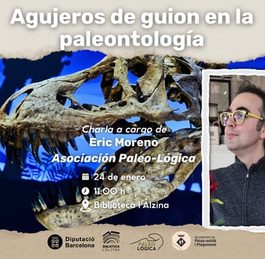 Agujeros de guion en la paleontología - Charla