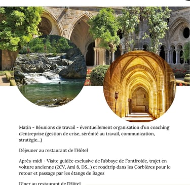 séminaire d'entreprise dans le Sud de la France Soleil et Originalité