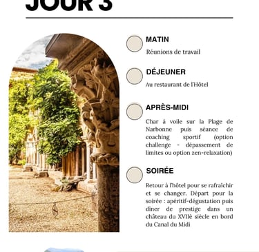 séminaire d'entreprise dans le Sud de la France, original et élégant
