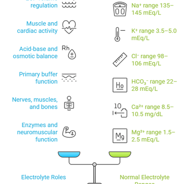 electrolyte role -range