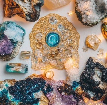 cristales y piedras para sesiones de reiki