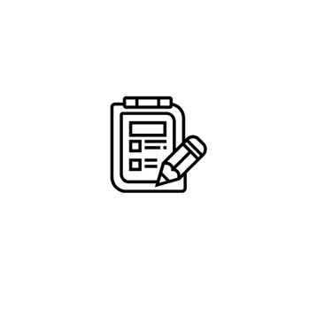 clipboard for pre inspection icon