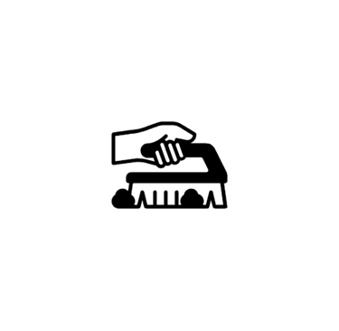 deep scrub carpet icon