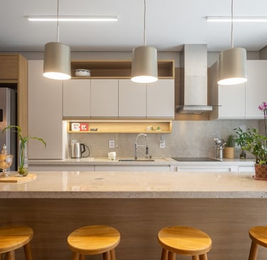 Cozinha moderna e clean