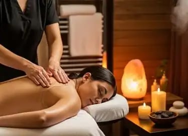 A Licensed Massage Therapist discusses your symptoms, such as chronic pain, back pain.