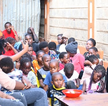 Glory Christian Childrens home meal time