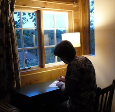 Writer on Monica Suswin's website