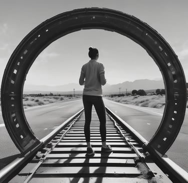 a small plant sprouts out of the pavement