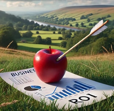 Aveti AI guides businesses with precision like William Tell striking an apple - swift and sharp.