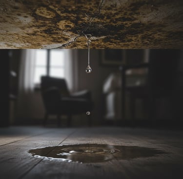 Degat-des-eaux-goutte-plafond-tache-infiltration