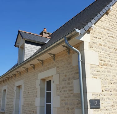 pose gouttière traditionnelle zinc couvreur zingueur Loiret