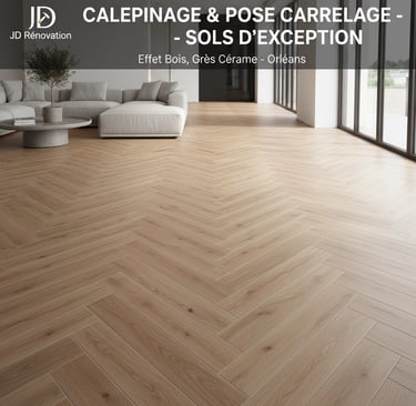 carrelage imitation parquet chevron pour salon moderne loiret