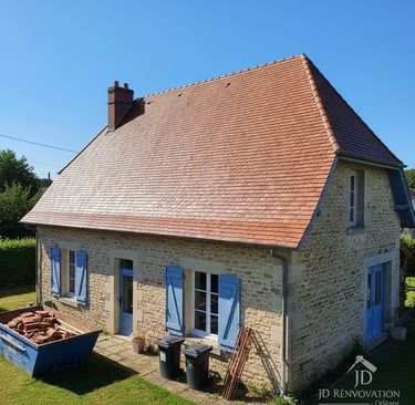Toiture-tuiles-terre-cuite-remaniee-alignement-parfait-orleans