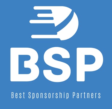 BSP logo with blue background